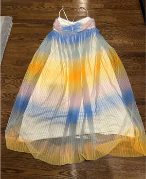 Revolve Rainbow Ombré Gown thumbnail 2