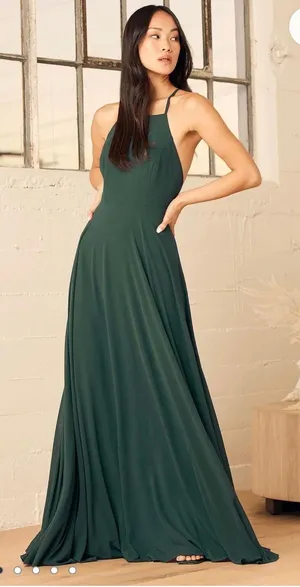 Lulus Backless Maxi Dress thumbnail 2
