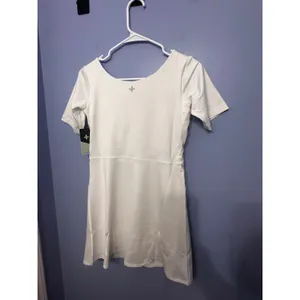 Tuckernuck Rosemary Sport Dress White NWT Small Built-in‎ Shorts Bra TN24-302 thumbnail 6
