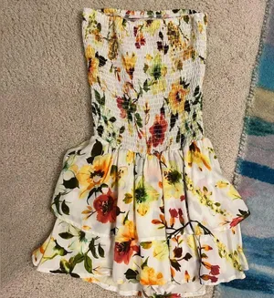 Rays for days strapless cutout summer beach dress size S thumbnail 2