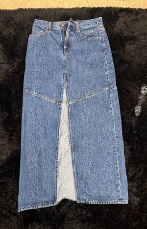 Madewell Skirt Denim thumbnail 1