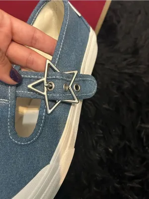 VANS Mary Jane Style 93 Denim blue star buckle shoes sneakers women’s 9 new thumbnail 6