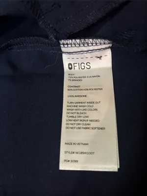 FIGS Bellery Scrub Jacket for Women - Navy classic bomber jacket Size XXS thumbnail 11