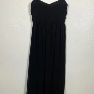 Aritzia Elegant Black Midi Dress Size 8 thumbnail 9