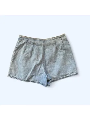 Vintage Y2K Billy Blues denim skort low rise mini USA made size 5 💙 thumbnail 6