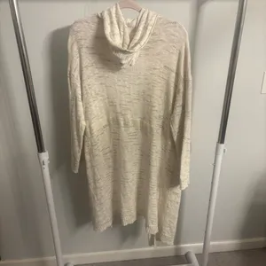 Adyson Parker Light Cream Hooded Knit Cardigan thumbnail 6