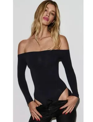 New without Tags Skims Seamless Sculpt OFF THE SHOULDER BRIEF BODYSUIT SZ XS thumbnail 1