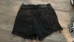 Aeropostale Black High Rise Shorts thumbnail 2
