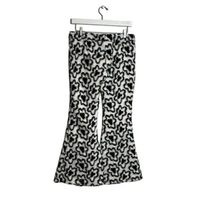 Alexis Dagmar Wildflower Flare-Leg‎ Pants Black White Sz S thumbnail 5