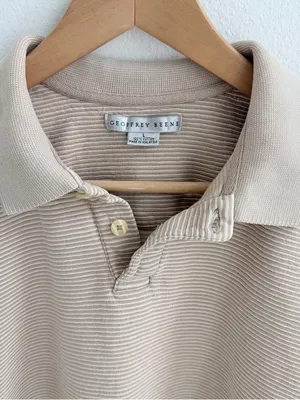Geoffrey Beene cropped polo shirt thumbnail 3