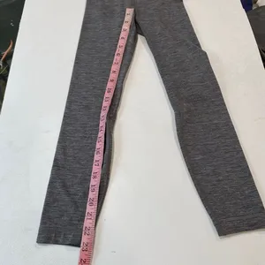 Lululemon Leggings Size 0 Heathered Gray High Rise Full Length Yoga Pants thumbnail 7