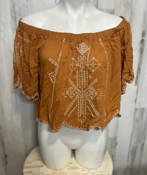 Crop top Brown Size L thumbnail 1