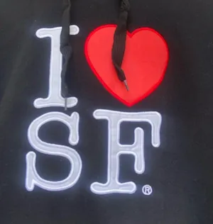 I ❤️ SF. I love San Francisco hoodie thumbnail 2