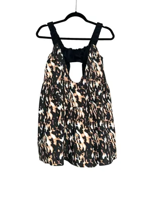 NWOT Free People Movement One Two Punch Sleeveless Mini Dress XS Tortoise Shell thumbnail 3