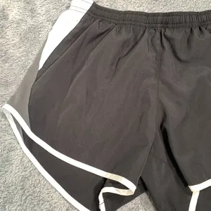 Nike Women's Athletic Shorts in Black and White thumbnail 3