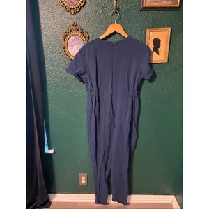 The Nines By Hatch Blue Romper Sz XL Maternity thumbnail 2