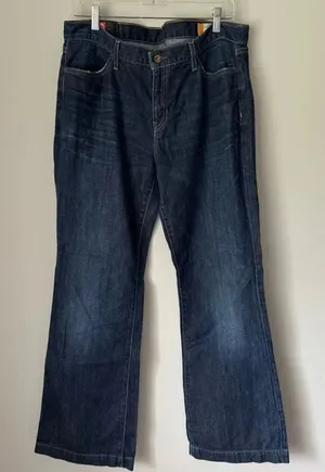 Gap 1969 Long And Lean Bootcut Flare Jeans Dark Wash 14R thumbnail 1