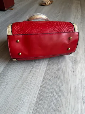 Red satchel bag thumbnail 10