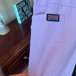 Lavender Cargo Scrubs Purple thumbnail 3