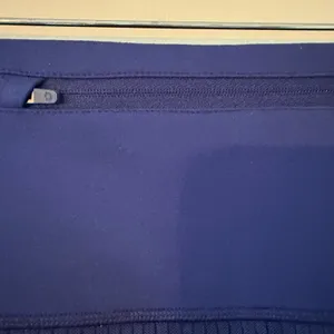 IBKÜL‎ Pleated Mesh Skort Skirt Navy Blue Activewear Women Large thumbnail 2