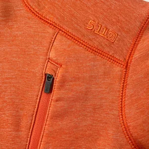 5.11 Tactical Women’s Bright Orange Half Zip Pullover Sweater‎ Size XS thumbnail 3