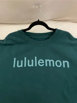 Lululemon Perfectly Oversized Storm Teal Crewneck Sweatshirt thumbnail 7