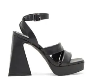 Abound Tracy Black Platform Heels Size 10 thumbnail 1