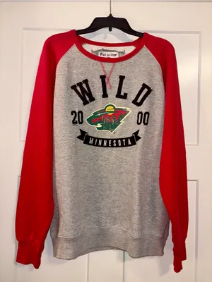 Soft as a Grape Minnesota Wild NHL sweatshirt XL thumbnail 1