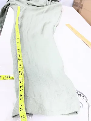 Paper bag high tie waist Sage Green Pants size S thumbnail 6