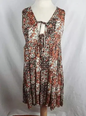 Xhilaration Sleeveless Floral Dress thumbnail 1