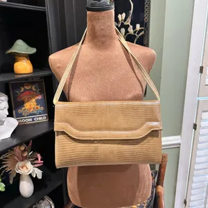 Vintage Faux Leather Purse & Heels Set – Size 6.5 thumbnail 6