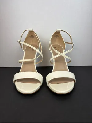 Mix No. 6 Women's Strappy High Heel Sandals in Cream thumbnail 2