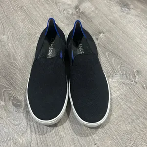 Rothy's The Original Slip On Black Sneaker Size 8 thumbnail 3