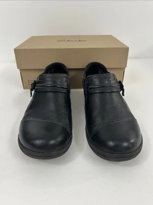 Clark’s Collection Women’s Black Cheyn Madi Slip On Flats Shoes Size 8M thumbnail 2