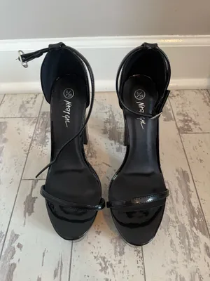 Nasty Gal Patent Black Heels thumbnail 2