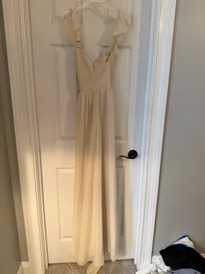 Revelry bridesmaids sand dress thumbnail 4