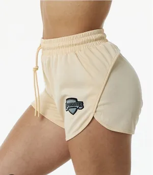NEW Alphalete Woman’s Varsity Short - Tan ,size Small thumbnail 1