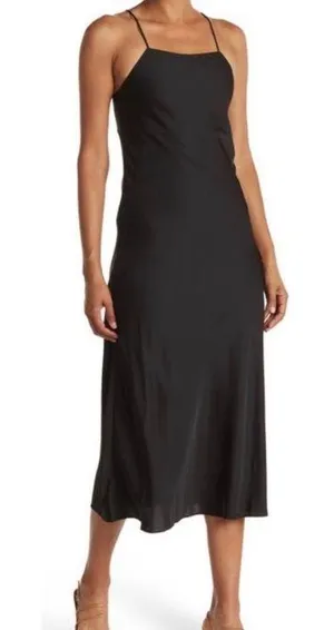 Know One Cares Square Neck Sleeveless Midi Dress thumbnail 1