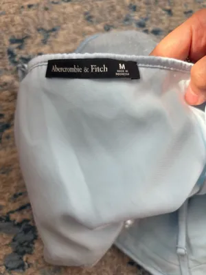 Abercrombie Blue Sequin Top thumbnail 4