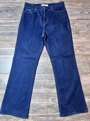 Levi's 512 Bootcut Jeans Perfectly Slimming Dark Wash Denim Size 14 Stretch‎ thumbnail 1
