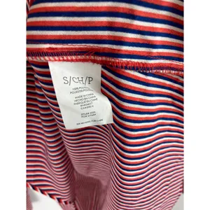 CAbi #5335 Franklin Red Striped Popover Blouse size small thumbnail 5