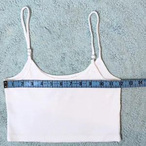 Hollister Baby Cami Crop Tank - White - XS thumbnail 7