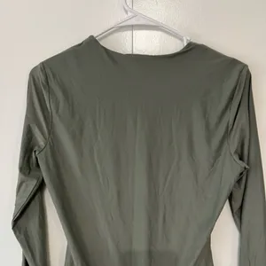 Abercrombie Olive Green Soft Matte Seamless Long Sleeve Bodysuit thumbnail 6