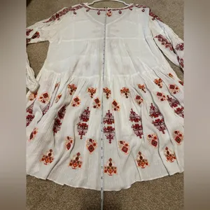 Free People Arianna Tunic in Ivory Size M thumbnail 11