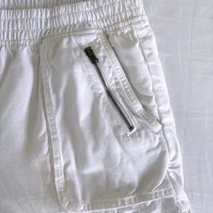 Aerie White Denim Shorts‎ XL High Rise Casual Summer Minimalist Coastal Girl thumbnail 8
