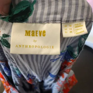 Maeve by Anthropologie Floral Striped Top thumbnail 6