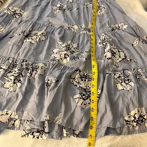 Free People Purple Rita Floral Tiered‎ Midi Dress Size Small thumbnail 12