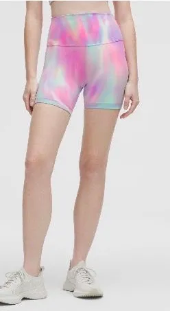 Lululemon Wunder Train ShortsPsychedelic rare print  thumbnail 1