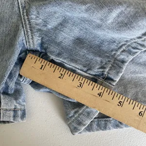 Tommy Hilfiger Vintage 1990's Cargo Denim Shorts Light Blue 100% Cotton Size 6 thumbnail 12