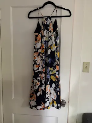 Floral midi dress Blue Size XS thumbnail 3